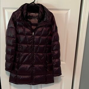 Andrew Marc Women's Deep Purple Puffer Jacket